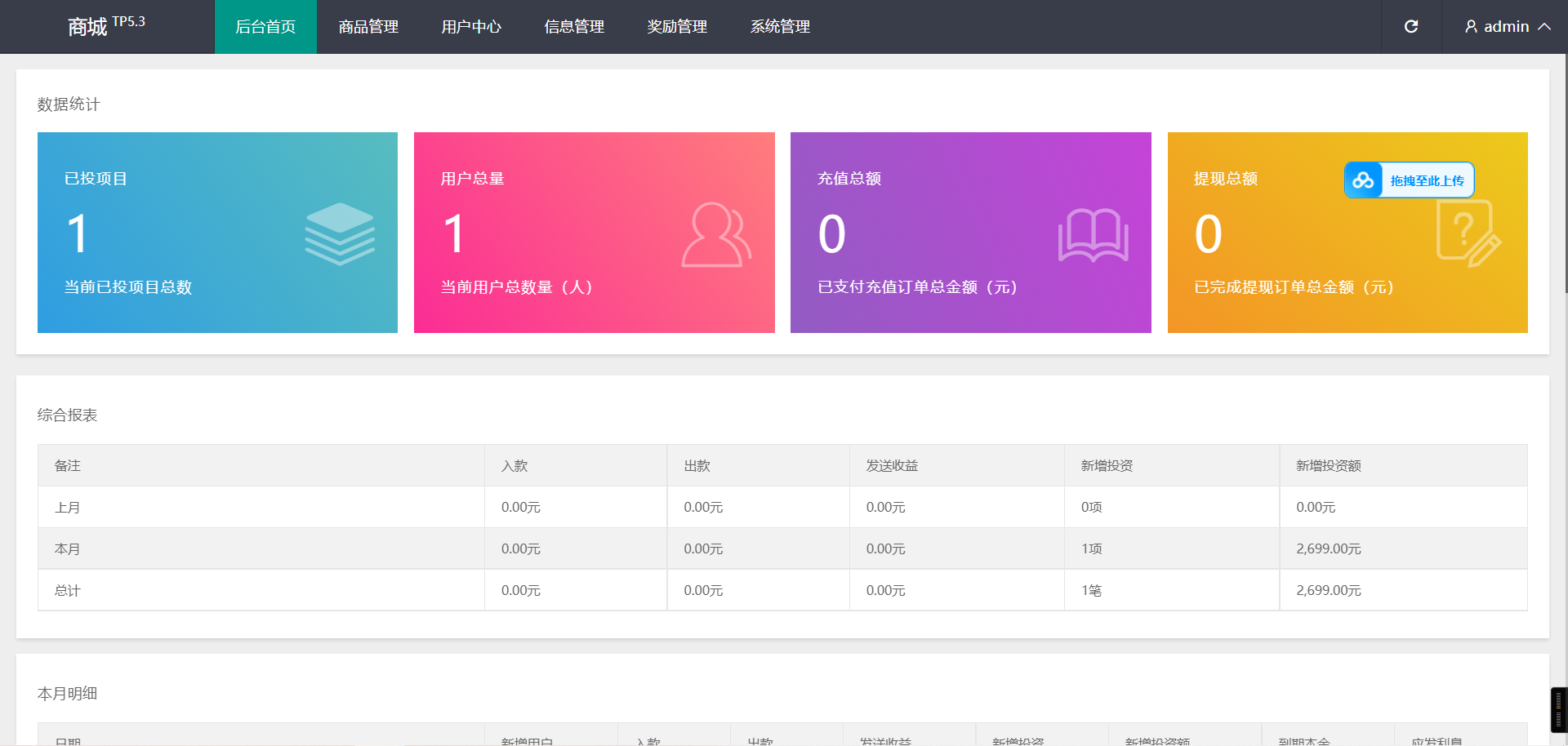 thinkphp开发的VUE投资理财商城源码/前端vue未编译全开源/带视频搭建教程,投资理财商城源码,视频搭建教程,第8张