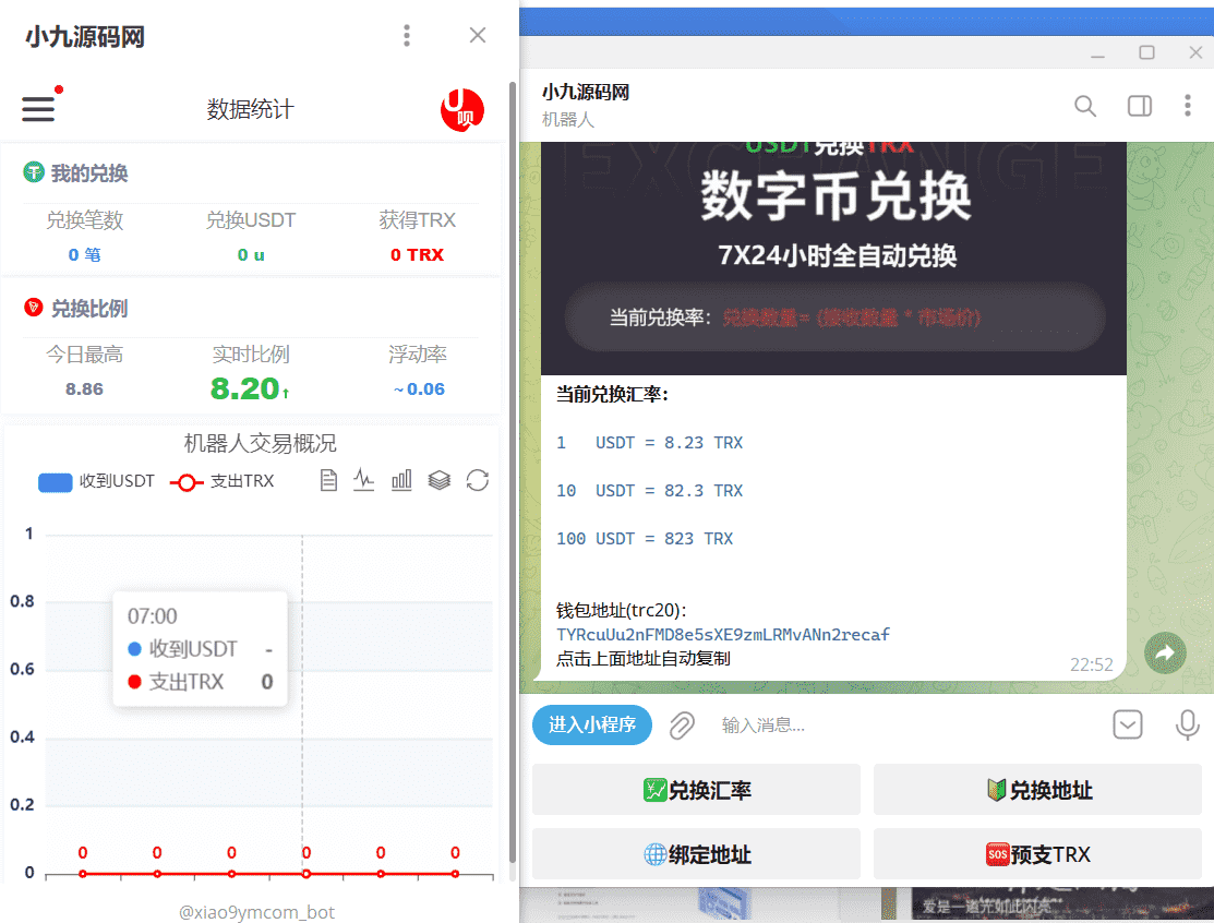 TG自动TRX兑换/TG机器人源码/小程序/带视频搭建教程,TG自动TRX兑换/TG机器人源码/小程序/带视频搭建教程 - 九牛源码网,TRX兑换,TG机器人源码,第7张