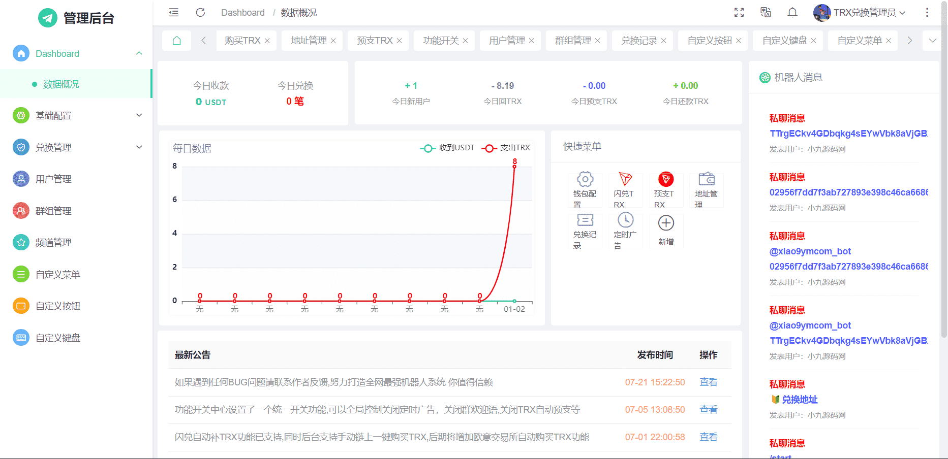 TG自动TRX兑换/TG机器人源码/小程序/带视频搭建教程,TG自动TRX兑换/TG机器人源码/小程序/带视频搭建教程 - 九牛源码网,TRX兑换,TG机器人源码,第10张