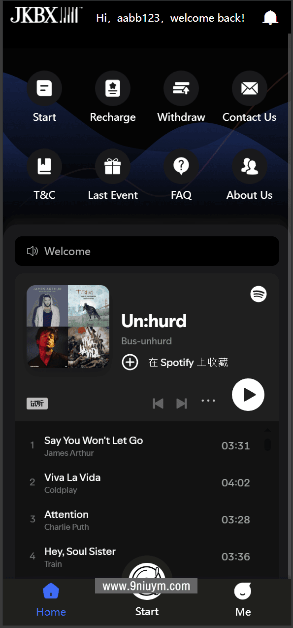 海外音乐抢单全新后台前端编译后,海外音乐抢单全新后台前端编译后 - 九牛源码网,第2张