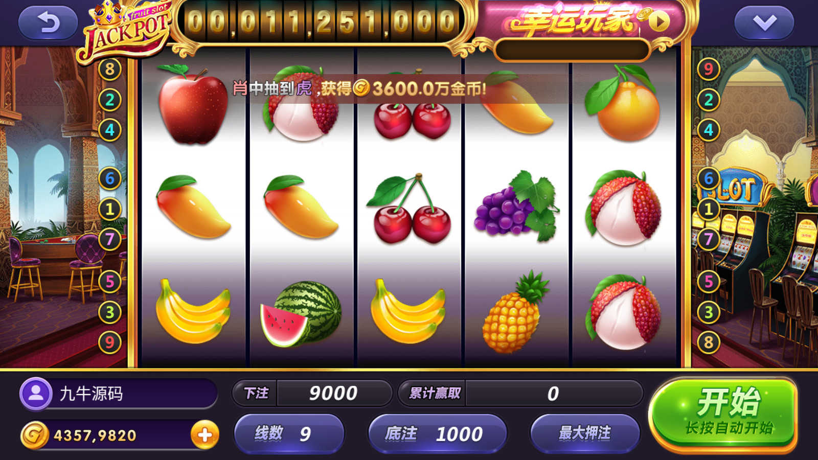 网狐系列大满贯电玩 - 九牛源码网