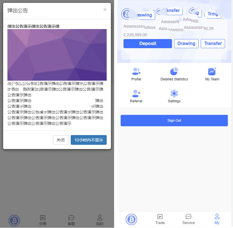 双语言版虚拟币投资系统 USDT充值源码,双语言版虚拟币投资系统 USDT充值源码 - 九牛源码网,虚拟币投资系统,USDT充值源码,第1张