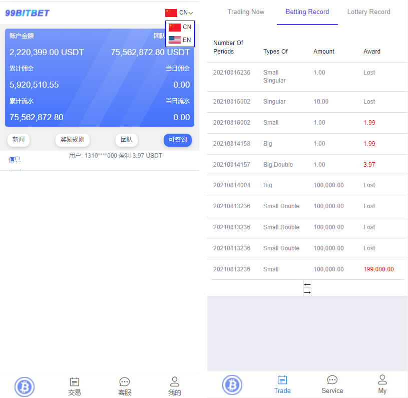 双语言版虚拟币投资系统 USDT充值源码,双语言版虚拟币投资系统 USDT充值源码 - 九牛源码网,虚拟币投资系统,USDT充值源码,第2张