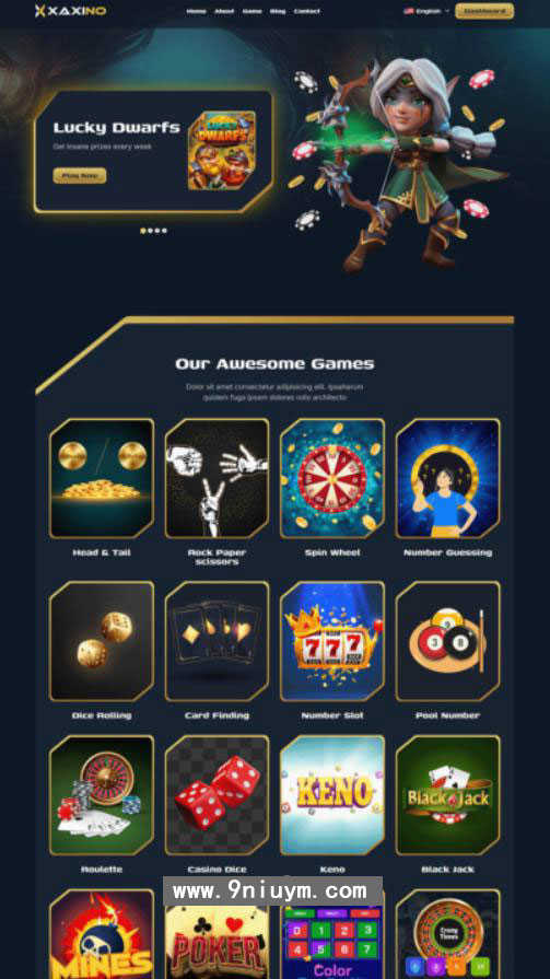 PHP海外娱乐城游戏平台v3.8源码下载 - 九牛源码网