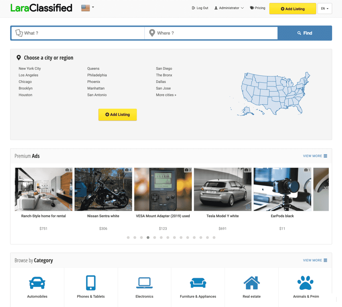 多语言国际化分类广告系统源码下载分类信息门户网站源码