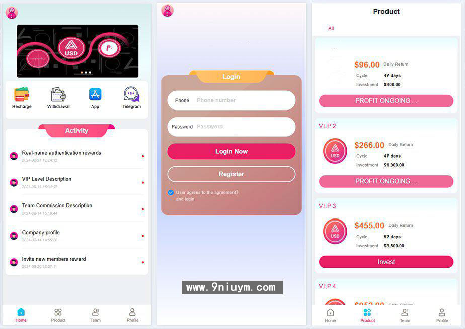 海外虚拟币投资理财系统源码下载基于Laravel框架